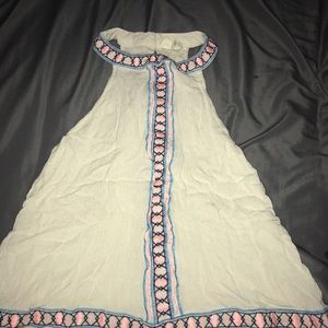 High neck strapless top